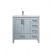Shannon 36 in. Furniture Style Vanity in Paris Grey with Carrara White Quartz Top and Undermount Sink