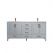 Shannon 72 in. Furniture Style Vanity in Paris Grey with Carrara White Quartz Top and Double Undermount Sinks